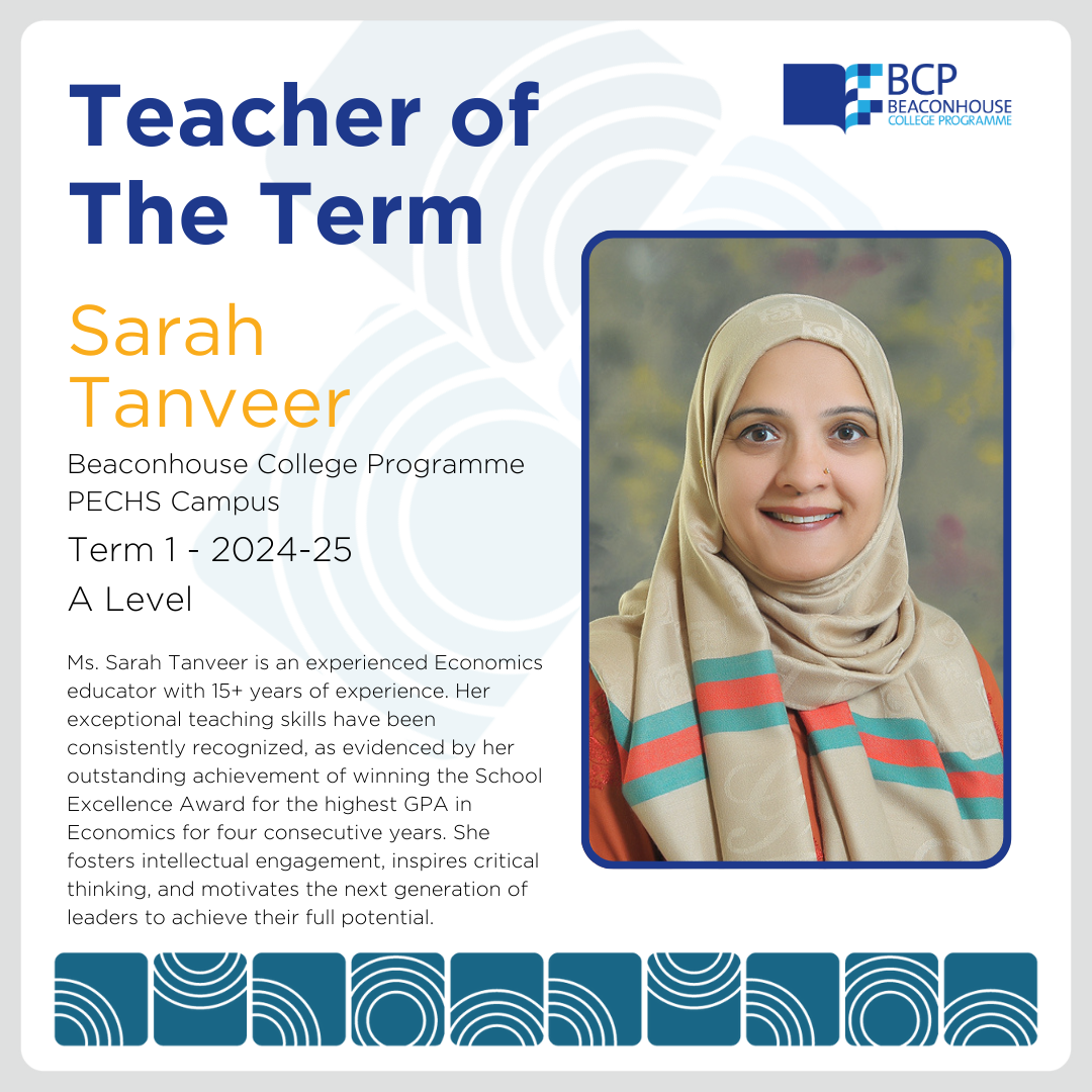 Ms. Sarah Tanveer